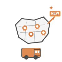 The New Service Area Launch icon